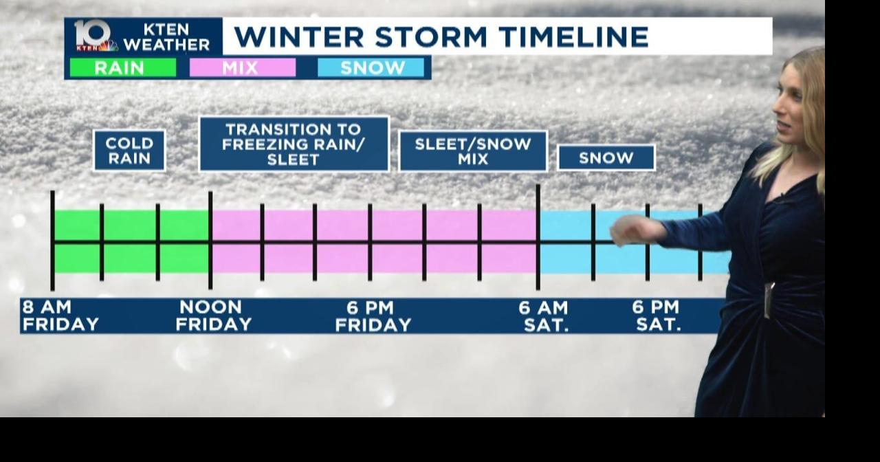 Winter storm update: 6 p.m. Wednesday | Weather News | kten.com