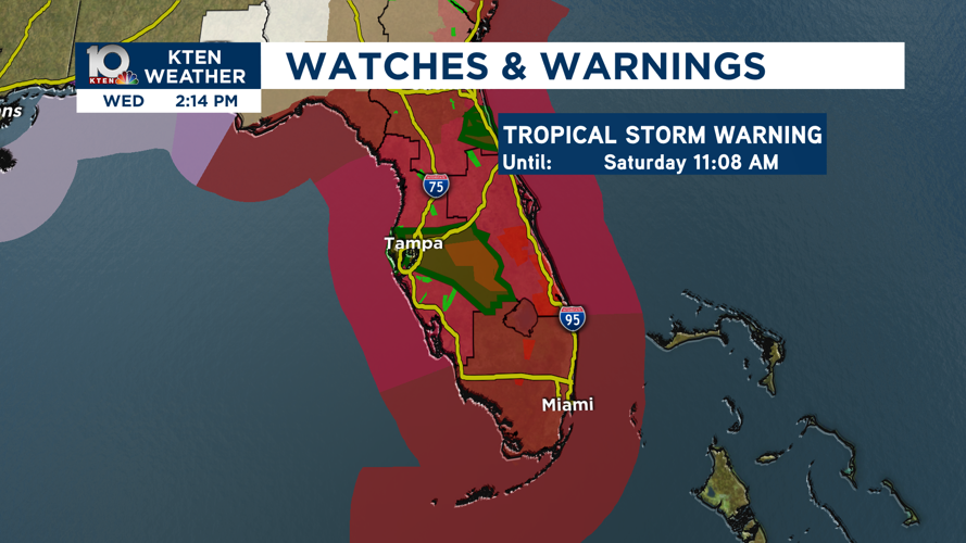 Hurricane Milton expected to make landfall tonight | Weather | kten.com