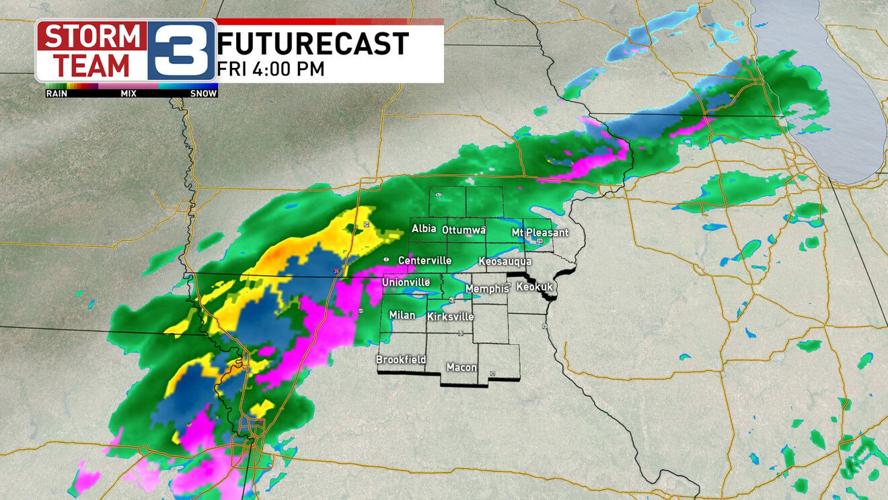 Multiple rounds of rain, wintry mix and snow possible Friday into ...