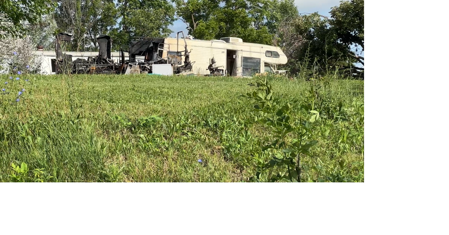 Camper fire outside Kirksville injures occupant, kills at least one pet