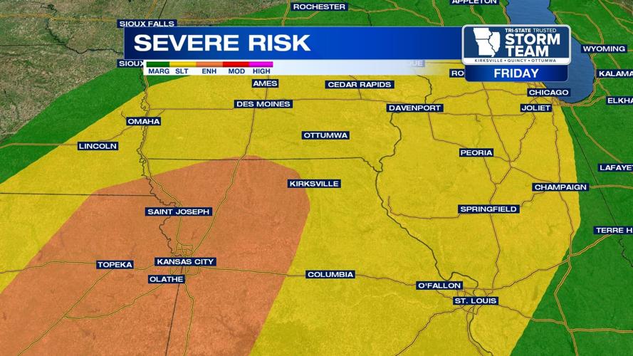 Severe weather risk still exists for Tri-States on Friday | Local News ...