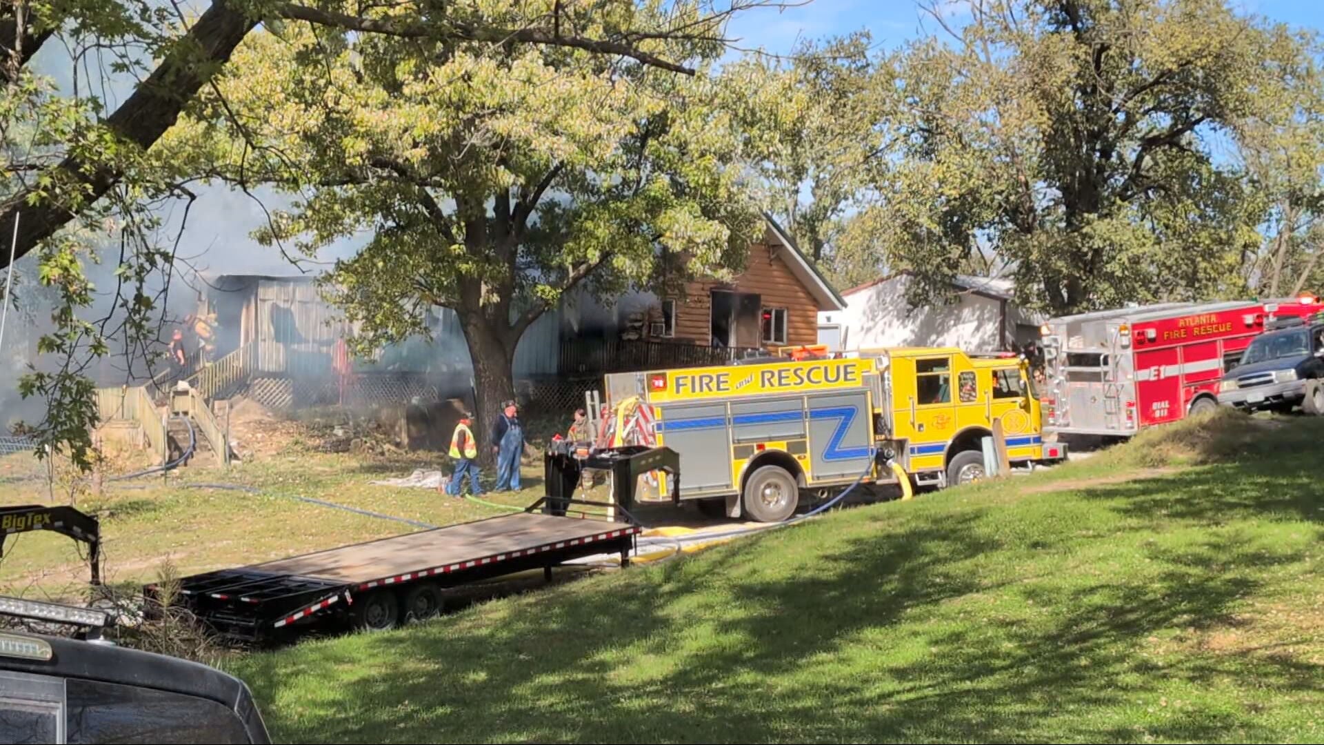 Structure fire in Elmer blocks section of Highway J for several hours ...
