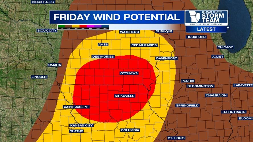 Multiple rounds of severe weather possible for Thursday and Friday ...