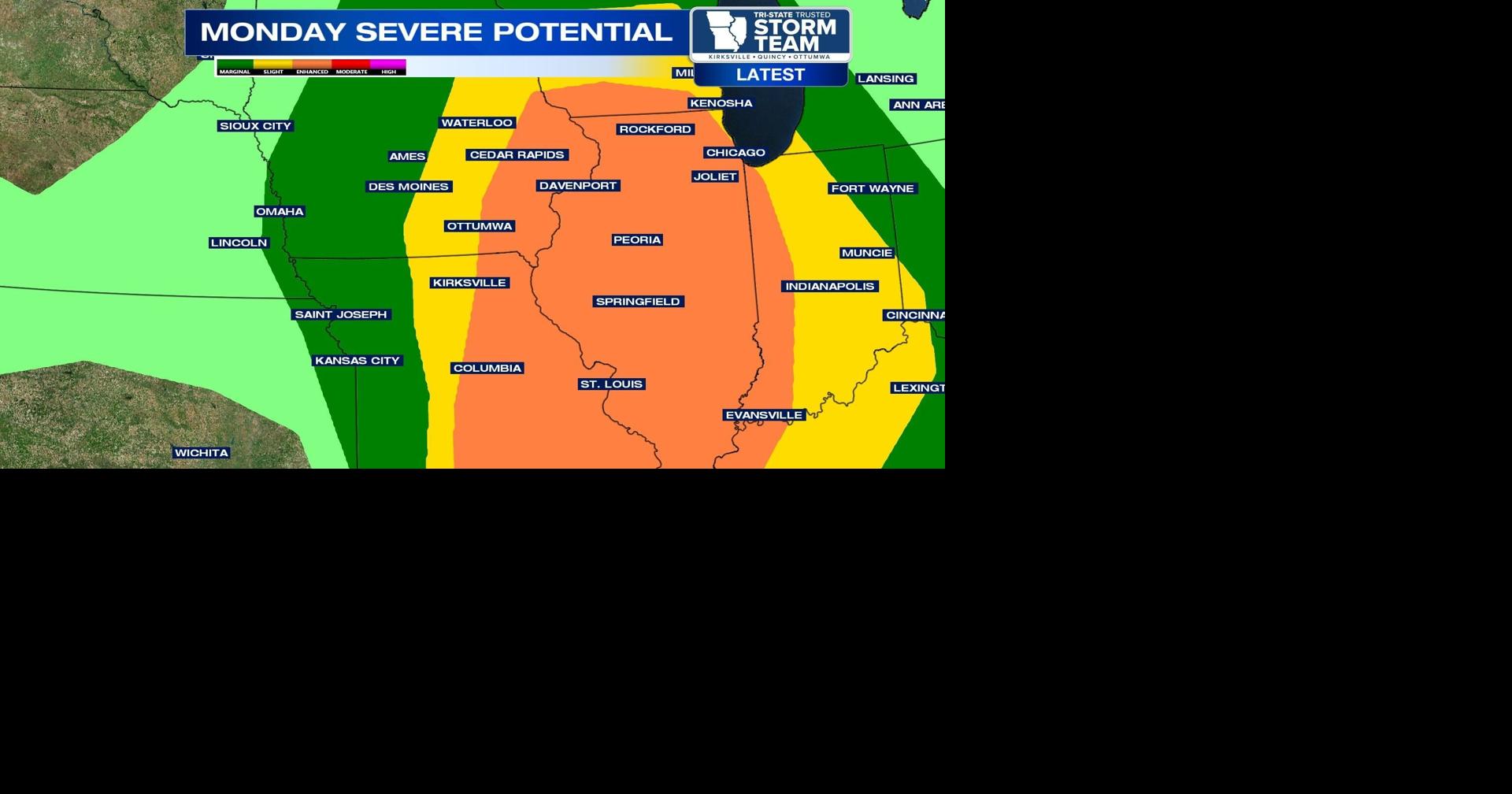 Dangerous weather possible on Monday, but uncertainty remains