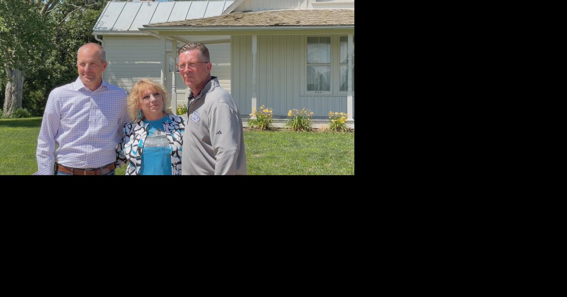 Naig highlights Iowa tourism and history at American Gothic House