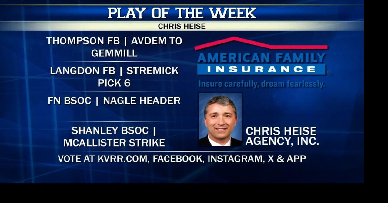 VOTE for the Chris Heise Play of the Week