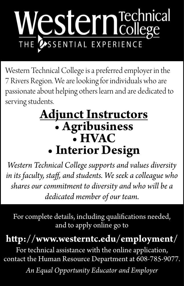 WESTERN TECHNICAL COLLEGE - Ad from 2022-07-31