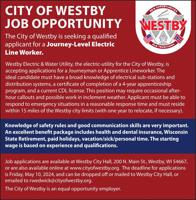 City of Westby - Ad from 2024-04-27