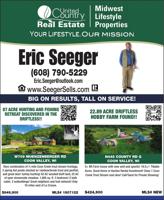 UC MIDWEST LIFESTYLE PROPERTIES / ERIC SEEGER - Ad from 2022-10-01