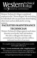 WESTERN TECHNICAL COLLEGE - Ad from 2024-05-04