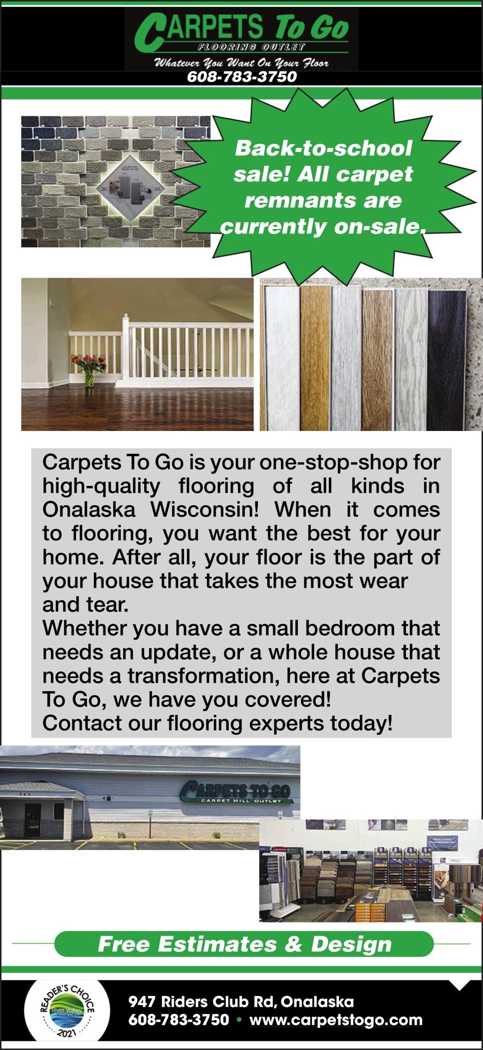 CARPETS TO GO - Ad from 2022-09-11