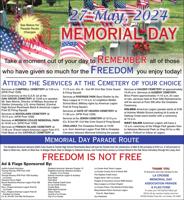 LA CROSSE MEMORIAL DAY ASSN - Ad from 2024-05-25