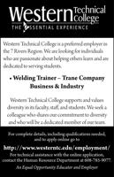WESTERN TECHNICAL COLLEGE - Ad from 2024-03-23