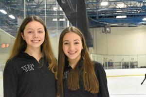 Kenosha sisters to represent U.S. at international synchronized figure skating competition in France