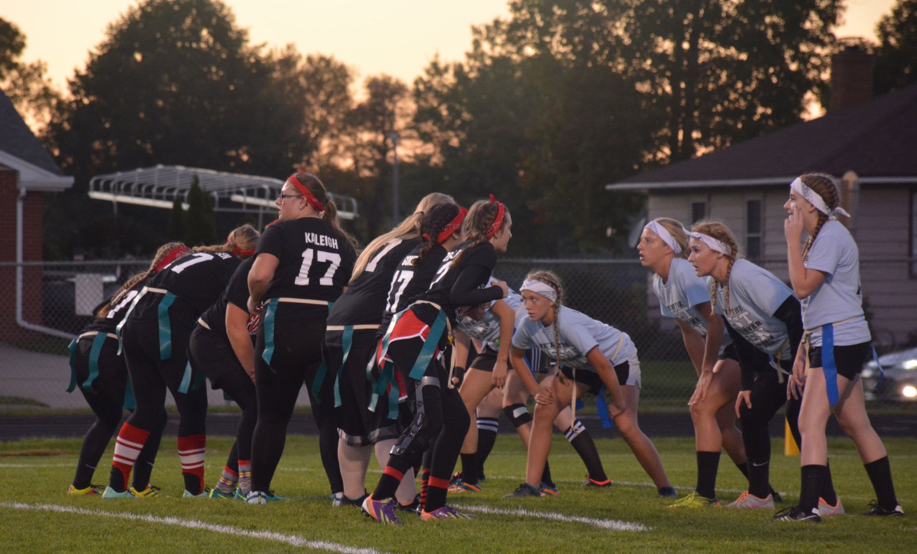 high school powder puff football