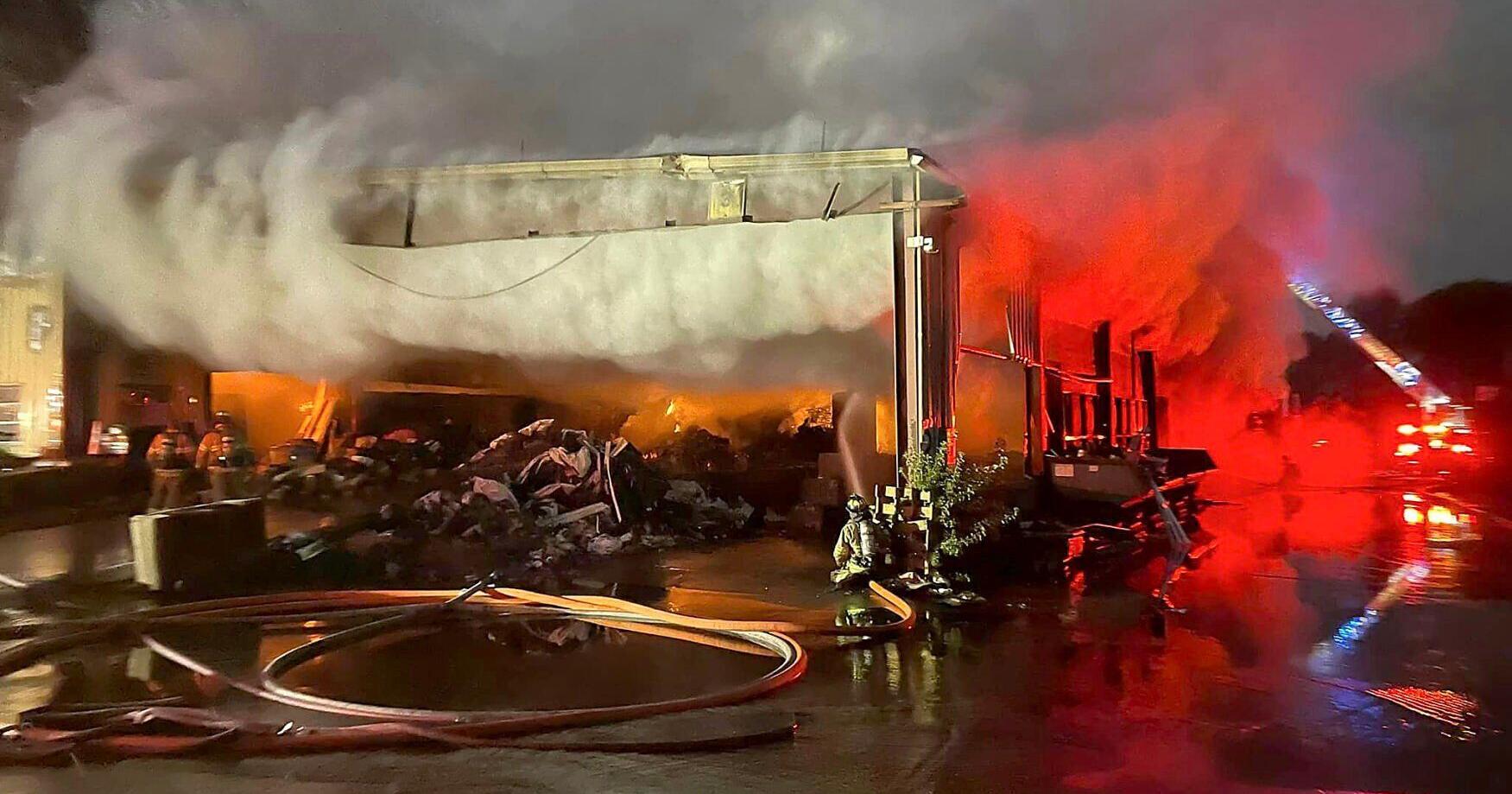 Flames destroy part of Miller Scrap & Disposal operation Friday in Winona - Vimarsana News
