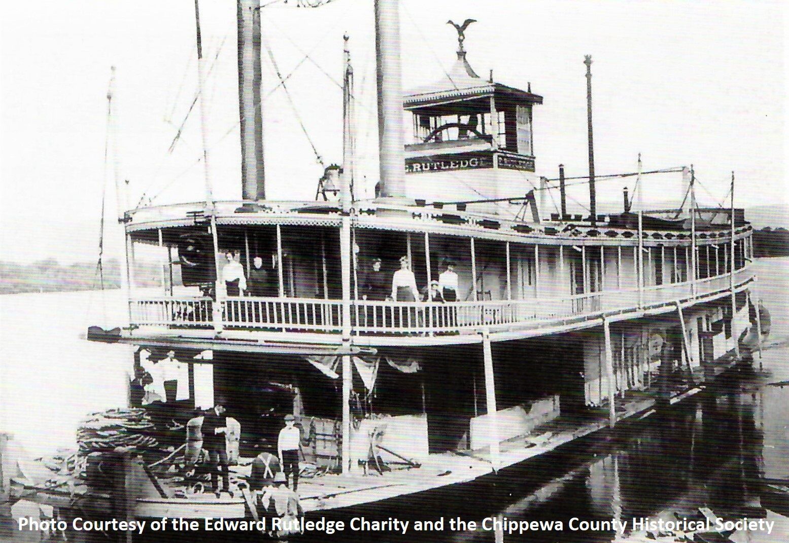 Time Capsule A paddlewheel steamboat called the E. Rutledge