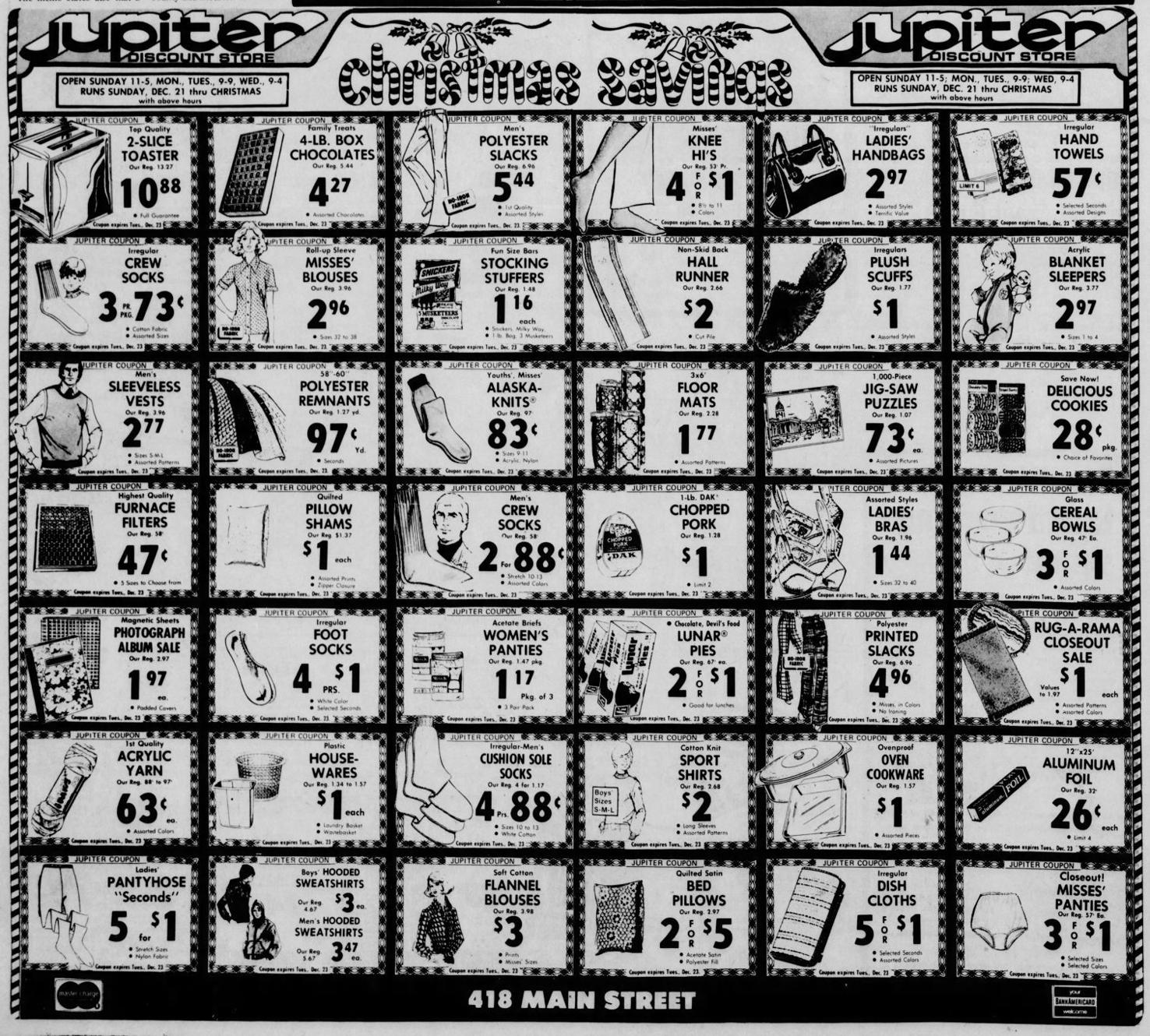 From Tribune files Christmas ads from 10 La Crosse stores you'll never