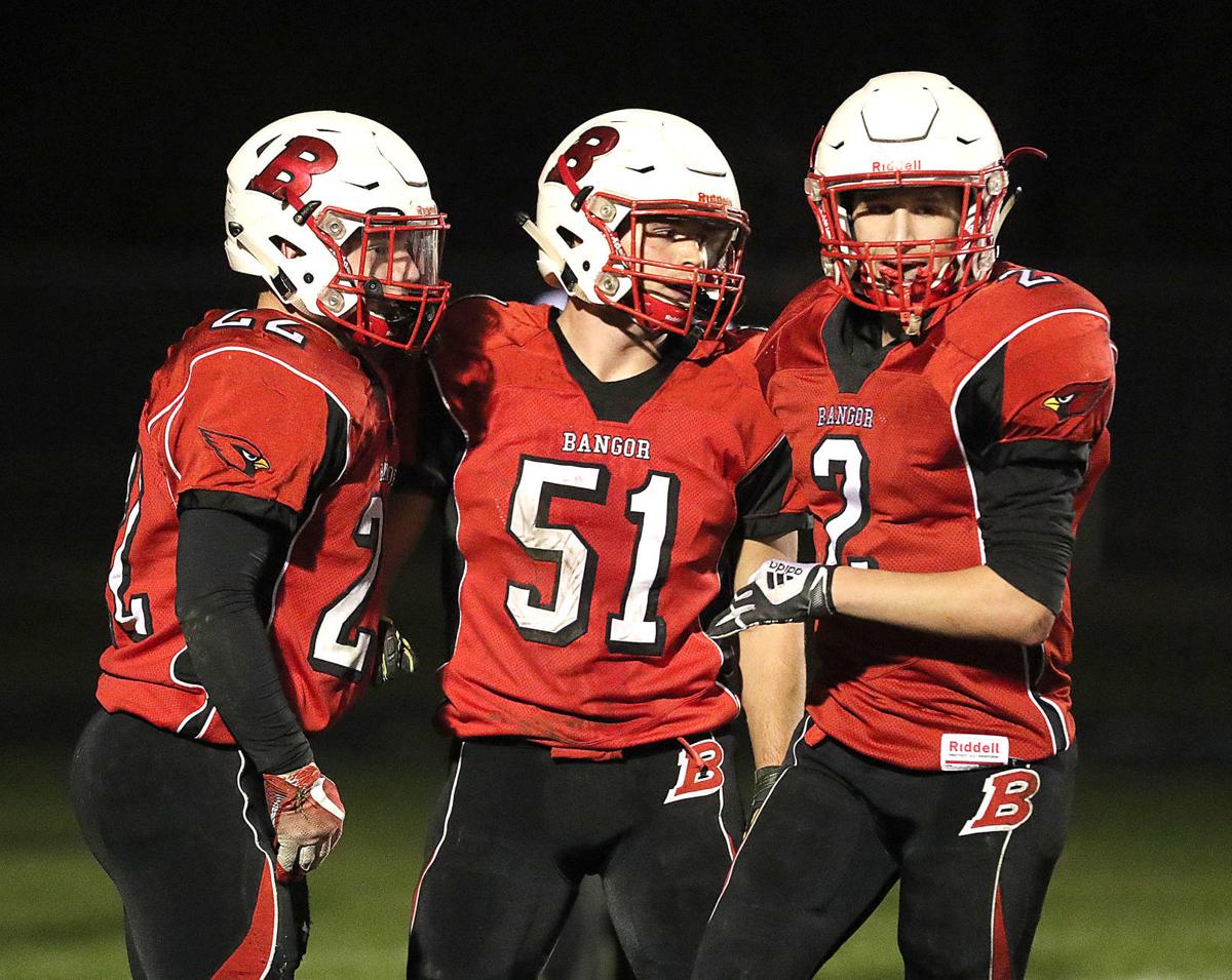 High School Football Bangor S Defense Pitches Second Round
