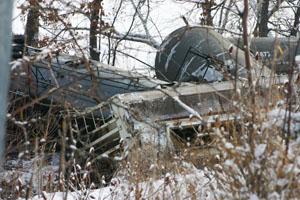 Trains collide near Dresbach