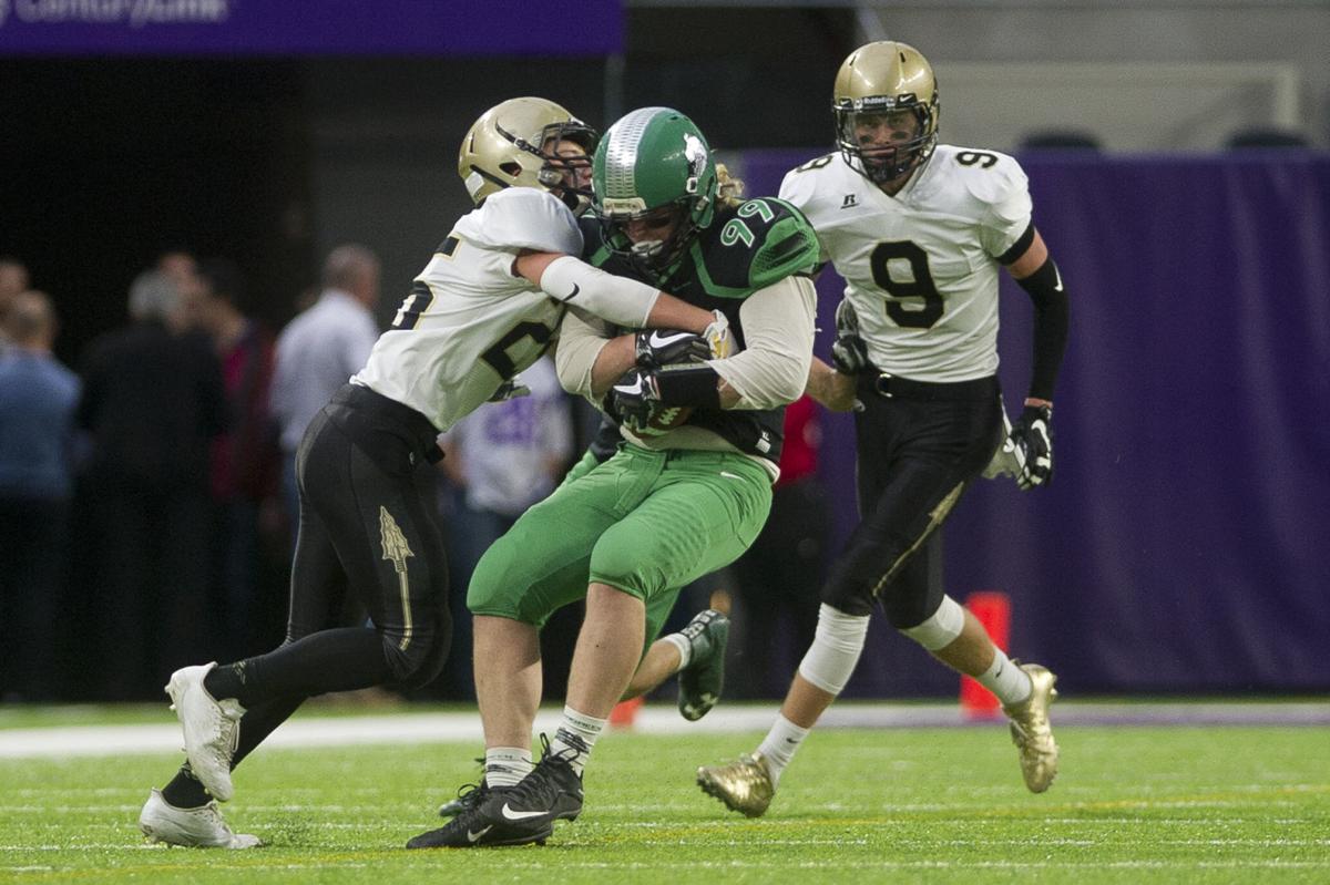 High School Football Caledonia S Tate Meiner S Puts Baseball On