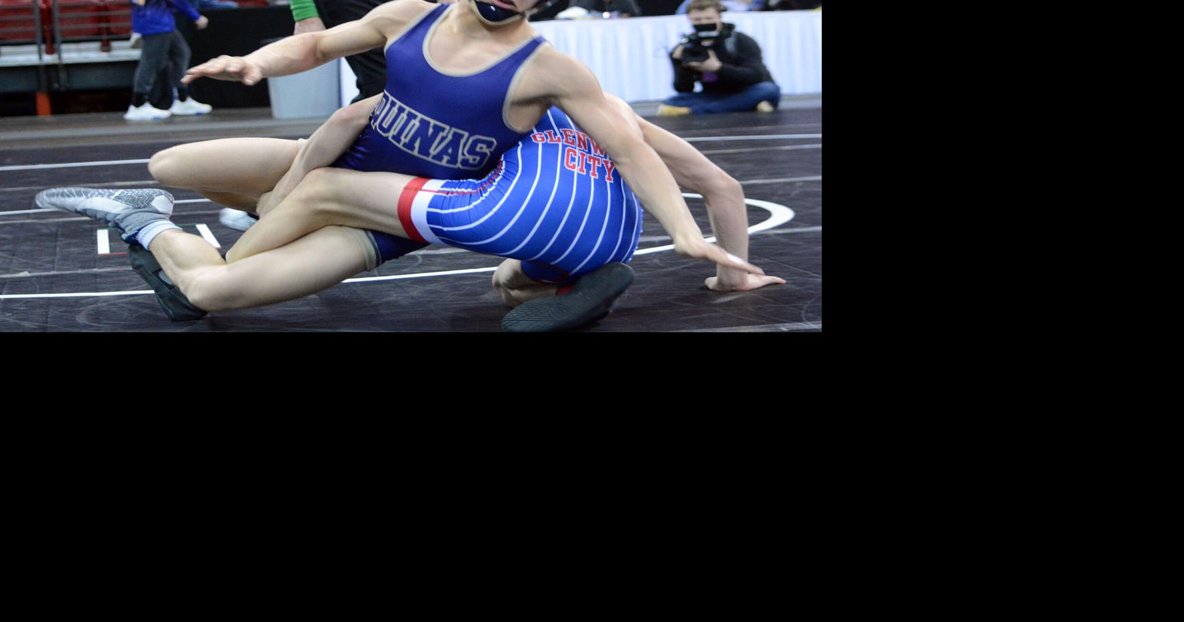 WIAA individual state wrestling La Crosse Aquinas' Jake Fitzpatrick