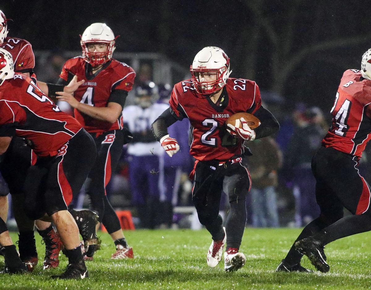 High School Football Bangor High School S Drew Johnson A Model Of