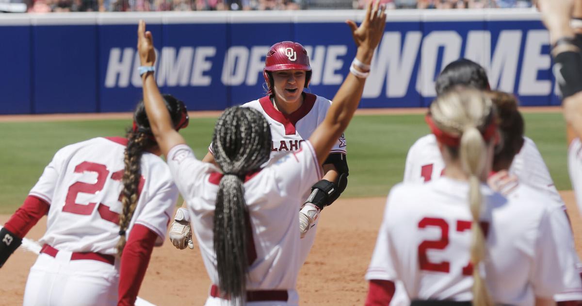 Oklahoma softball runs win streak to 50, reaches WCWS semifinals