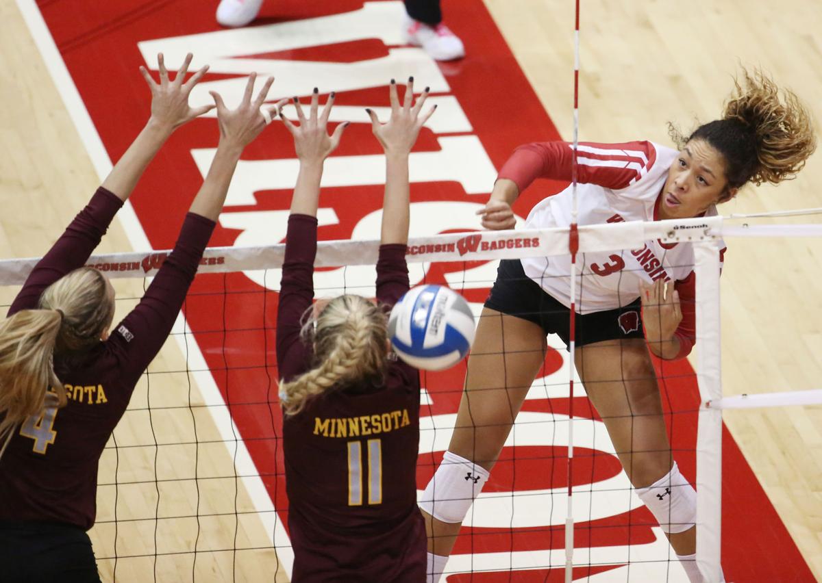 Badgers volleyball Lauryn Gillis back to full speed for Big Ten opener College Sports