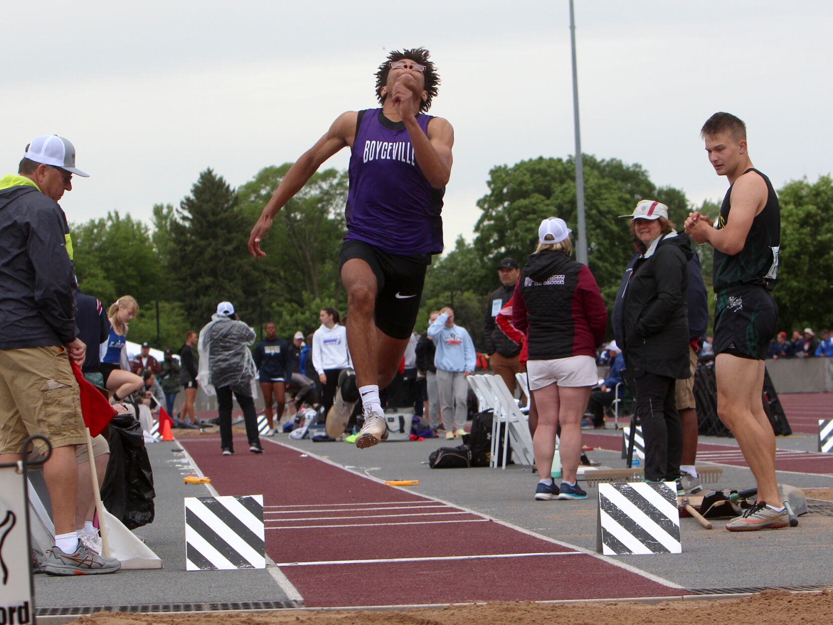 Prep Track and Field Division 3 State Boycevilles Wold third in long jump