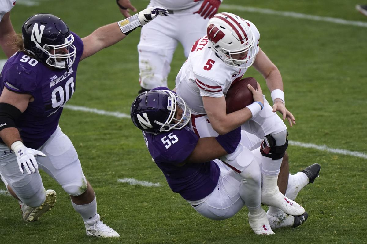 Wisconsin football Badgers fall at Northwestern