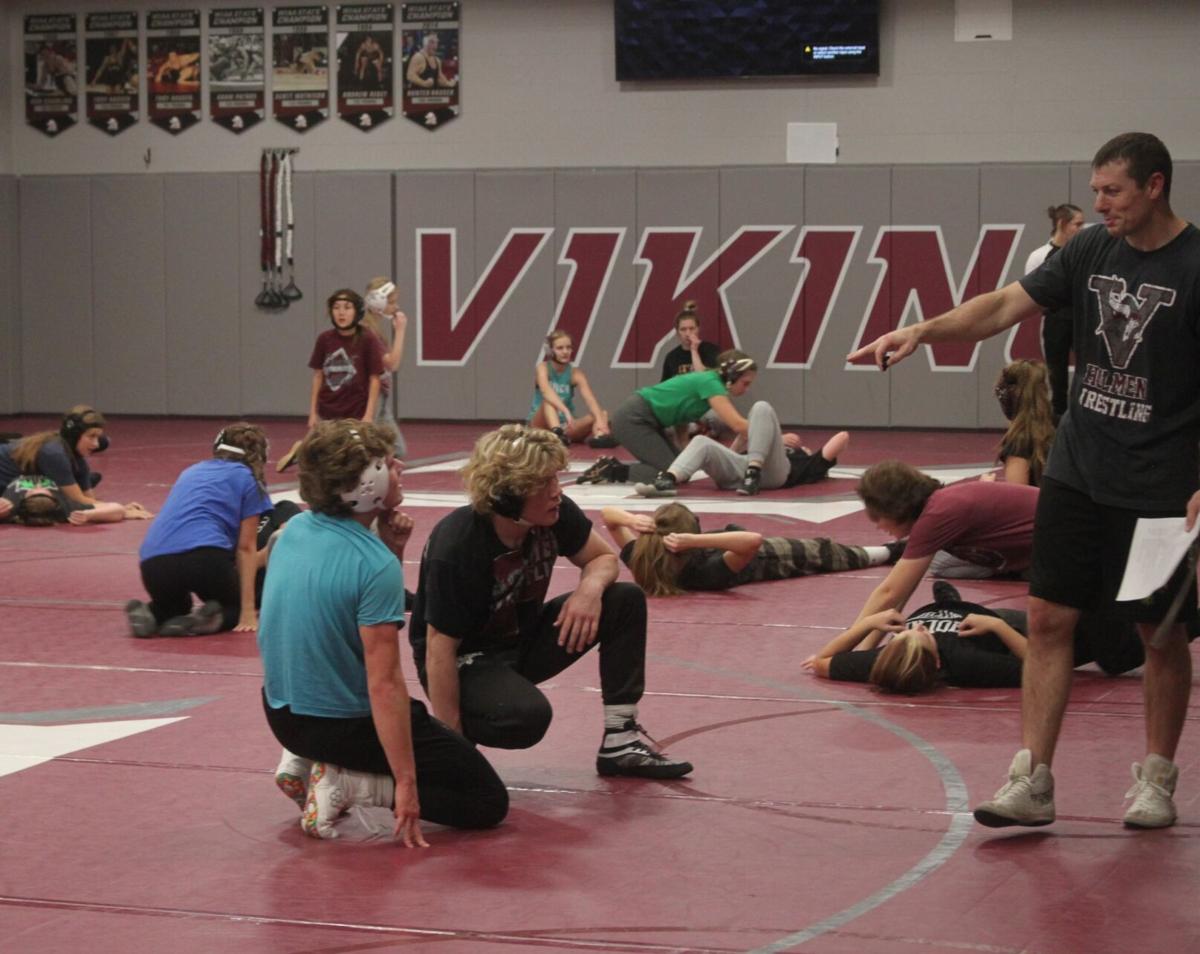 High school wrestlingHolmen tackles first practice with Justin