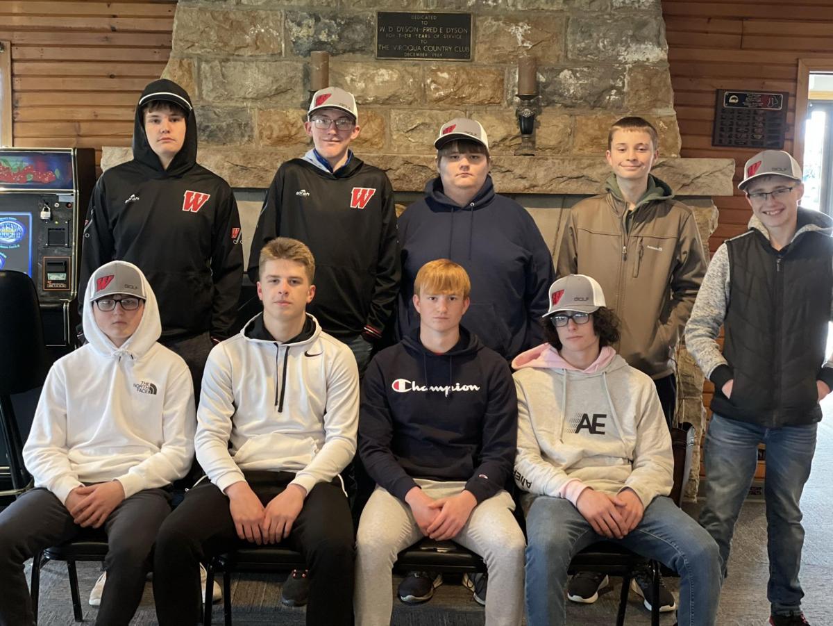 Westby-Viroqua co-op boys golf team 2021
