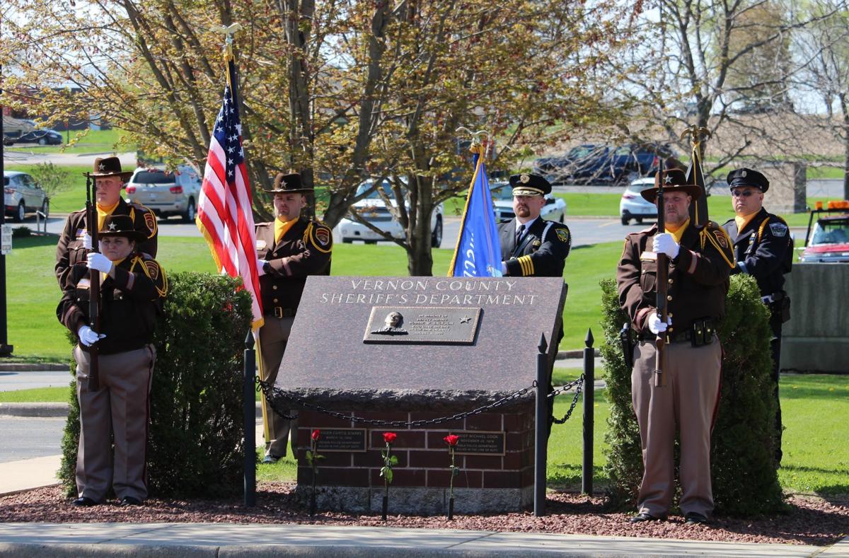 Vernon County residents, law enforcement remember fallen officers