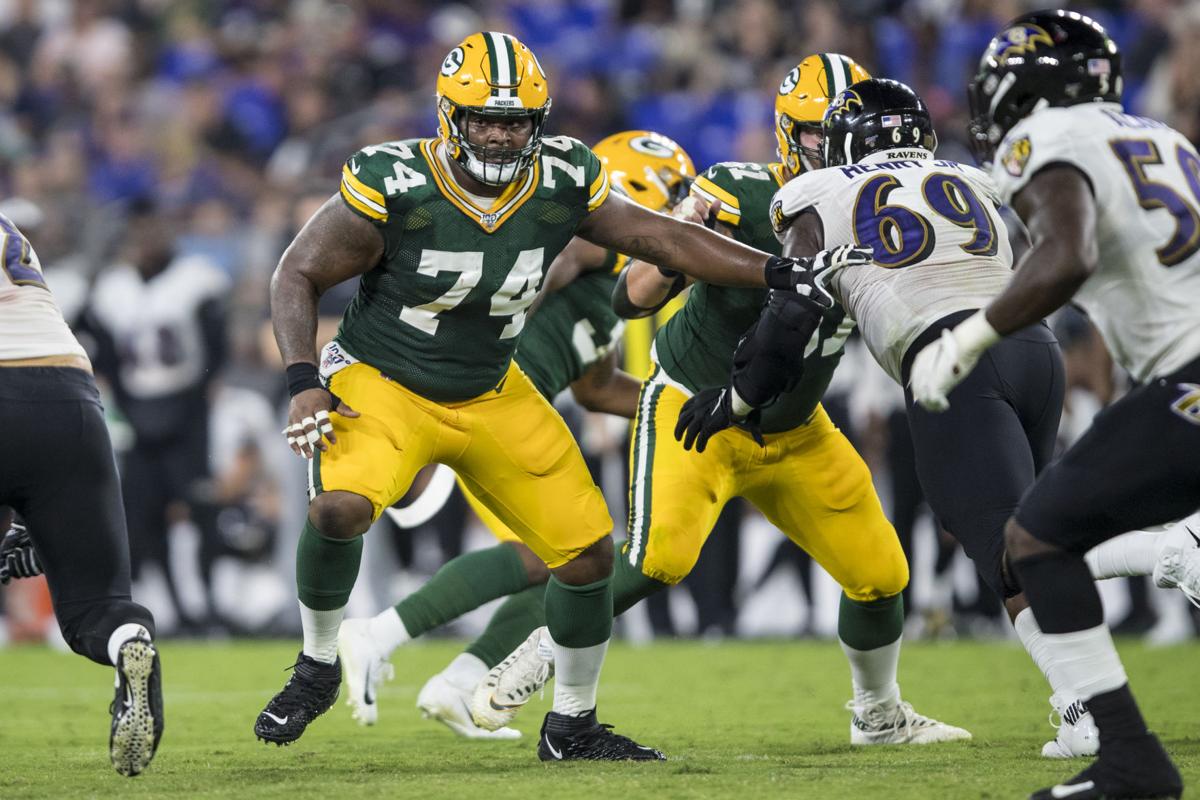 Packers shift to rookie Elgton Jenkins at left guard with Lane Taylor out  with biceps injury