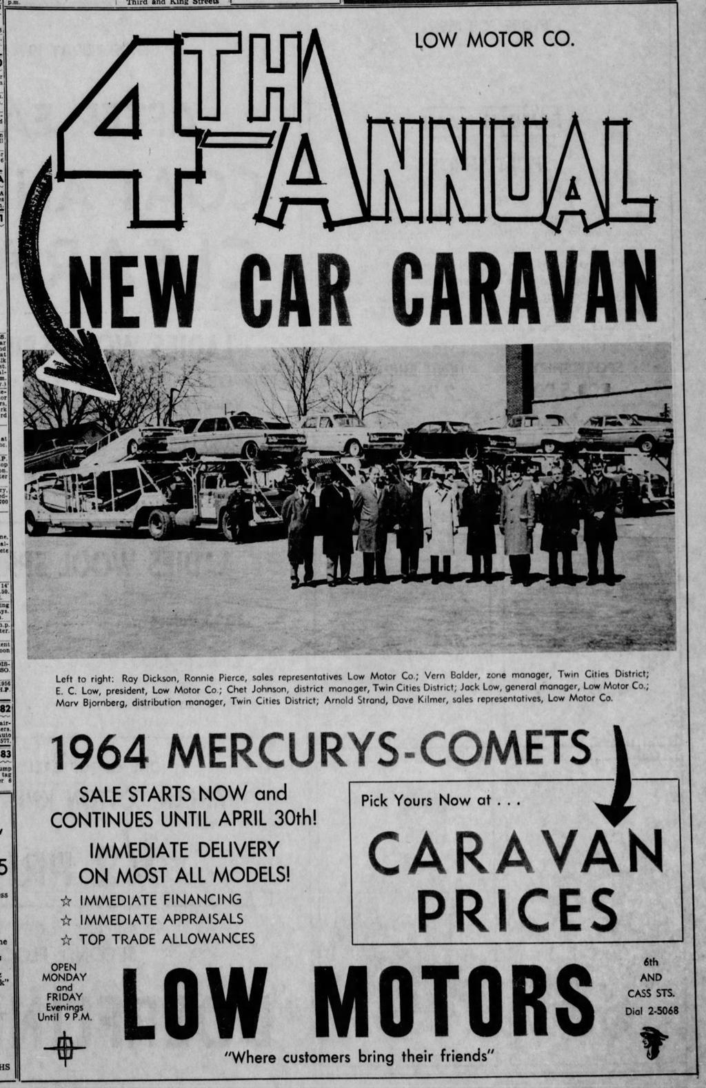 ford comets for sale on From Tribune Files Ads From La Crosse Car Dealerships In The 1950s 1970s Local News Lacrossetribune Com