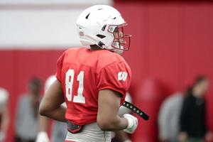 How Wisconsin senior Jaylan Franklin is living up to his potential at tight end