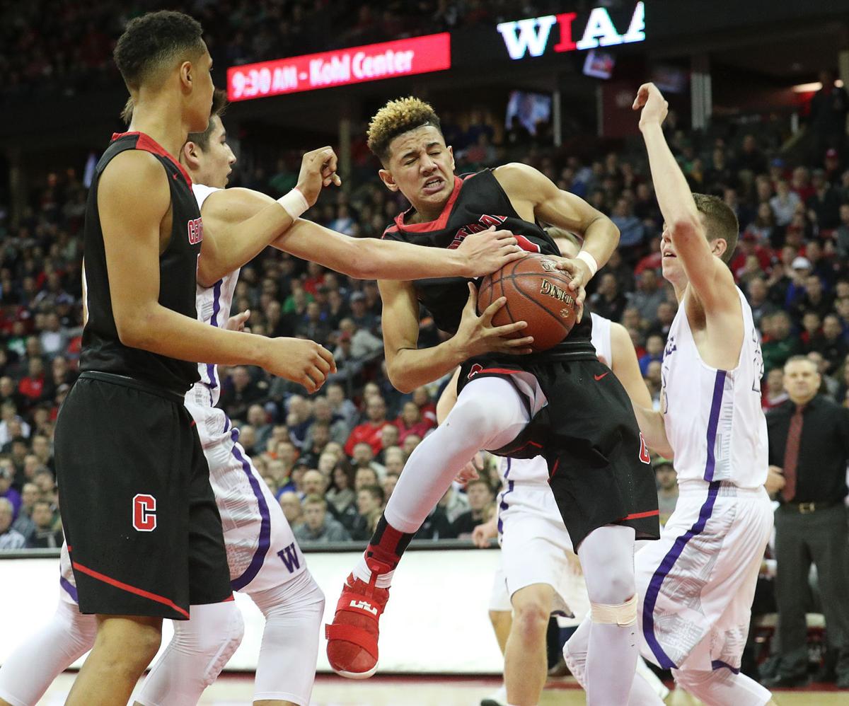 Boys High School Basketball Central Cruises Past Waunakee To