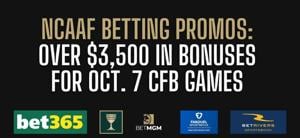 College Football Betting Apps Expertly Ranked & Top NCAA Football Bonuses + Promos for Oct. 7