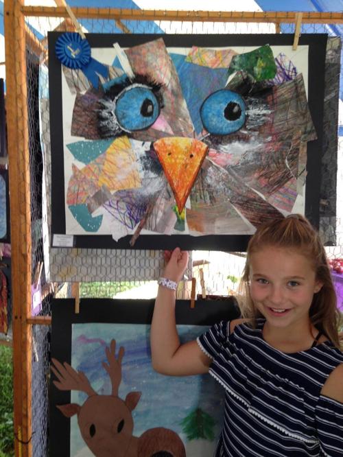 Blue-ribbon artist