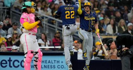 Three homers power Brewers rout of Padres Three homers power Brewers rout of Padres