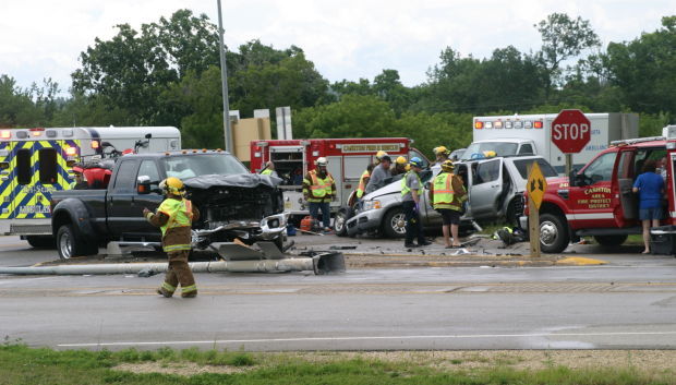 Three injured in Cashton crash