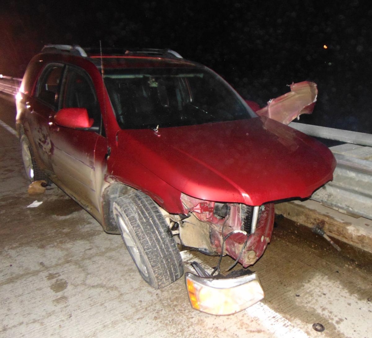 Single-vehicle accident