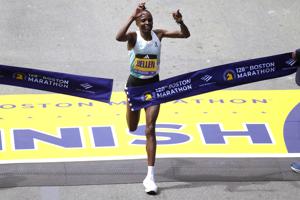 Lemma cruises to Boston Marathon title; Obiri wins women's race