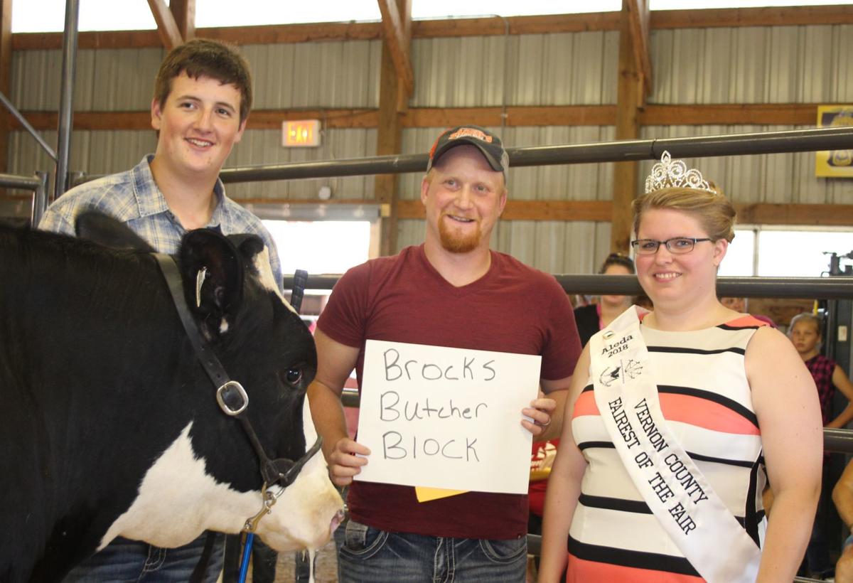Area businesses support youth at the Vernon County Fair livestock