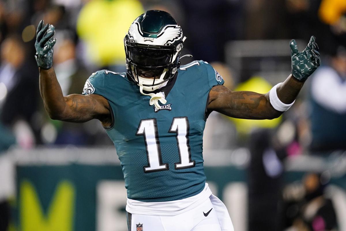 Philadelphia Eagles' WR A.J. Brown reflects on being traded by