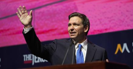 Florida Gov DeSantis says Disney lawsuit is political Florida Gov DeSantis says Disney lawsuit is political
