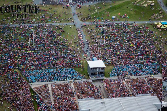 Country Fest from above