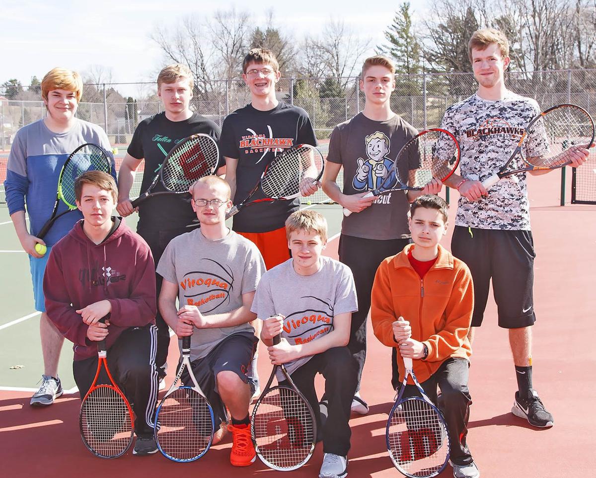 Viroqua boys tennis team sports a full roster Viroquablackhawks
