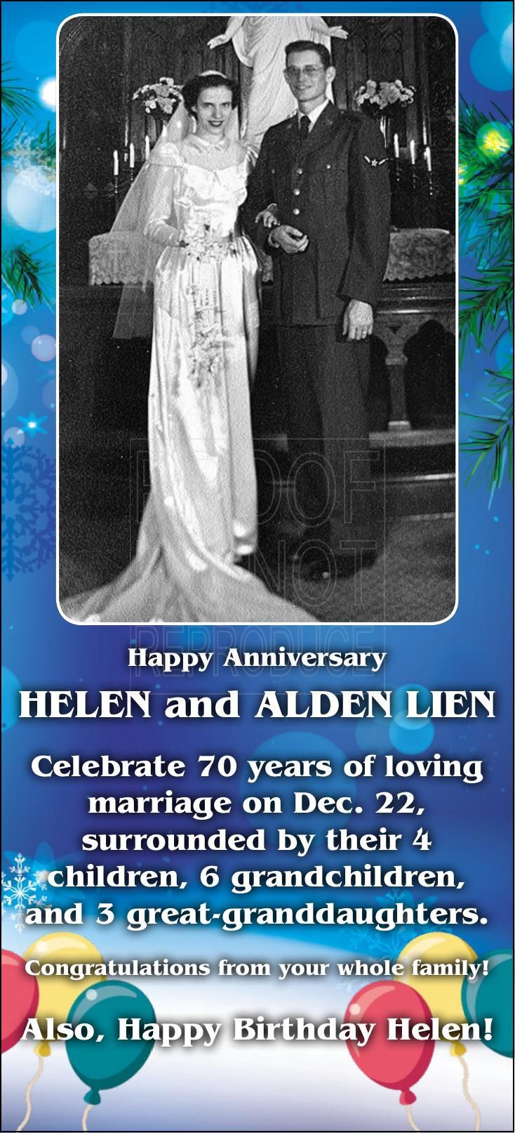 Helen and Alden Lien